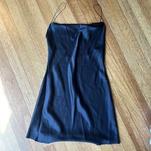 Slip dress black